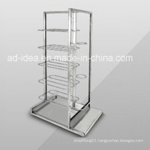 White Wire Display Rack /Exhibition for Supermarket Display